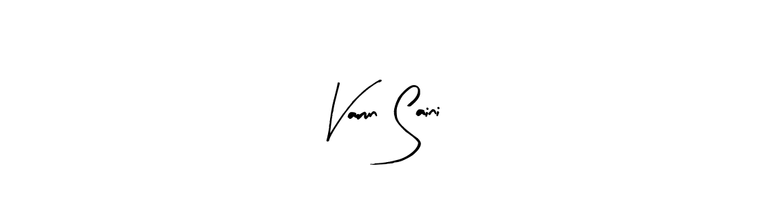 Varun Saini stylish signature style. Best Handwritten Sign (Arty Signature) for my name. Handwritten Signature Collection Ideas for my name Varun Saini. Varun Saini signature style 8 images and pictures png