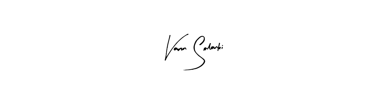 Varun Solanki stylish signature style. Best Handwritten Sign (Arty Signature) for my name. Handwritten Signature Collection Ideas for my name Varun Solanki. Varun Solanki signature style 8 images and pictures png
