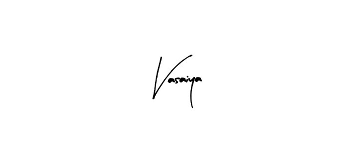Vasaiya stylish signature style. Best Handwritten Sign (Arty Signature) for my name. Handwritten Signature Collection Ideas for my name Vasaiya. Vasaiya signature style 8 images and pictures png