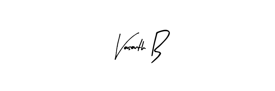 Use a signature maker to create a handwritten signature online. With this signature software, you can design (Arty Signature) your own signature for name Vasanth B. Vasanth B signature style 8 images and pictures png