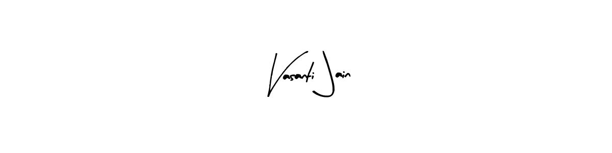 if you are searching for the best signature style for your name Vasanti Jain. so please give up your signature search. here we have designed multiple signature styles  using Arty Signature. Vasanti Jain signature style 8 images and pictures png