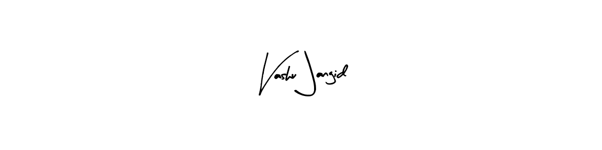 You can use this online signature creator to create a handwritten signature for the name Vashu Jangid. This is the best online autograph maker. Vashu Jangid signature style 8 images and pictures png