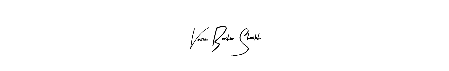 Here are the top 10 professional signature styles for the name Vasim Bashir Shaikh. These are the best autograph styles you can use for your name. Vasim Bashir Shaikh signature style 8 images and pictures png