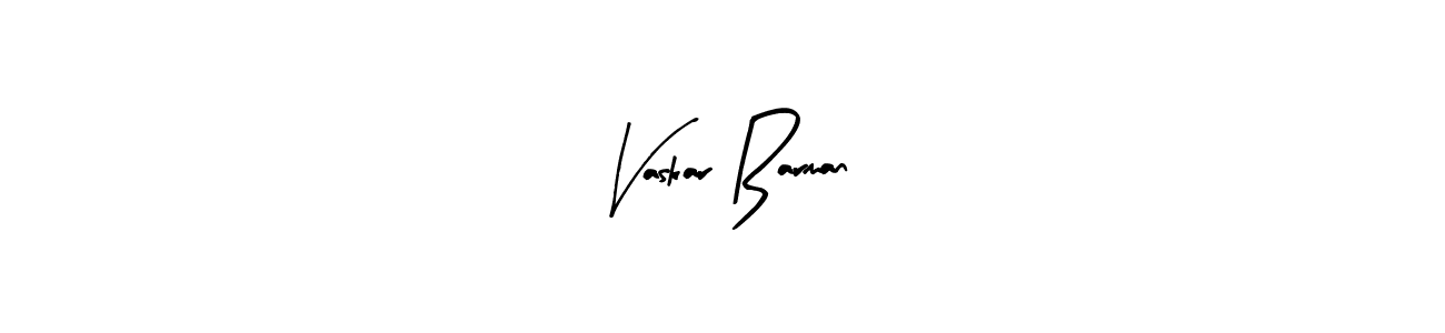 Design your own signature with our free online signature maker. With this signature software, you can create a handwritten (Arty Signature) signature for name Vaskar Barman. Vaskar Barman signature style 8 images and pictures png