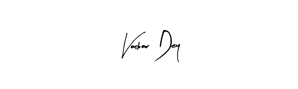 Create a beautiful signature design for name Vaskar Dey. With this signature (Arty Signature) fonts, you can make a handwritten signature for free. Vaskar Dey signature style 8 images and pictures png
