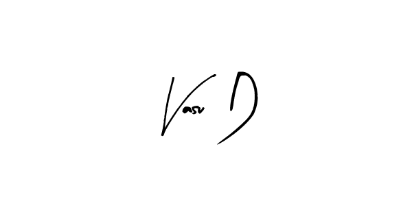 Vasu D stylish signature style. Best Handwritten Sign (Arty Signature) for my name. Handwritten Signature Collection Ideas for my name Vasu D. Vasu D signature style 8 images and pictures png