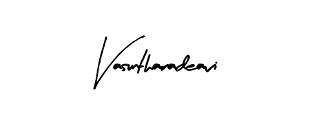 Enhance your business communications with Vasuntharadeavi signature in Arty Signature lettering. Clean, modern, and universally compatible. Vasuntharadeavi signature style 8 images and pictures png
