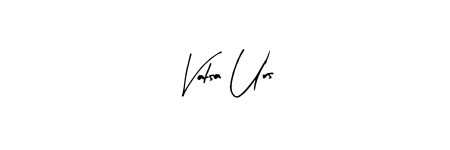 You should practise on your own different ways (Arty Signature) to write your name (Vatsa Urs) in signature. don't let someone else do it for you. Vatsa Urs signature style 8 images and pictures png
