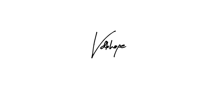 Design your own signature with our free online signature maker. With this signature software, you can create a handwritten (Arty Signature) signature for name Vdkhope. Vdkhope signature style 8 images and pictures png