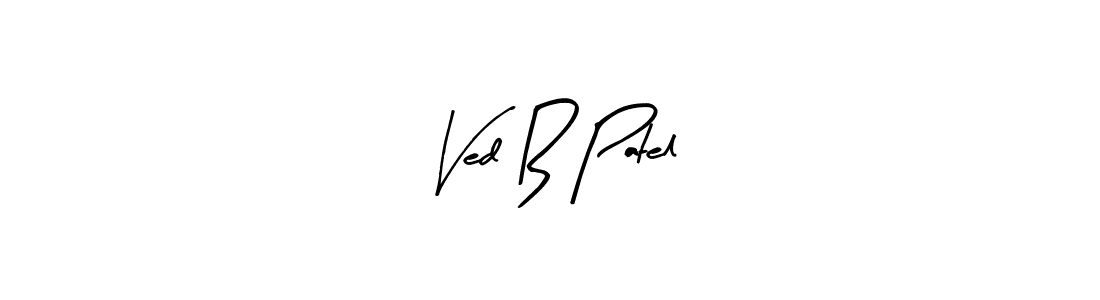 Also we have Ved B Patel name is the best signature style. Create professional handwritten signature collection using Arty Signature autograph style. Ved B Patel signature style 8 images and pictures png