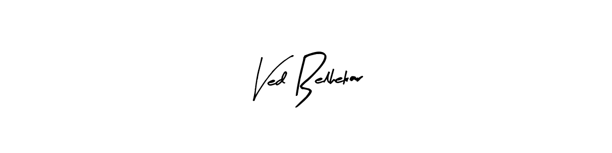 You can use this online signature creator to create a handwritten signature for the name Ved Belhekar. This is the best online autograph maker. Ved Belhekar signature style 8 images and pictures png