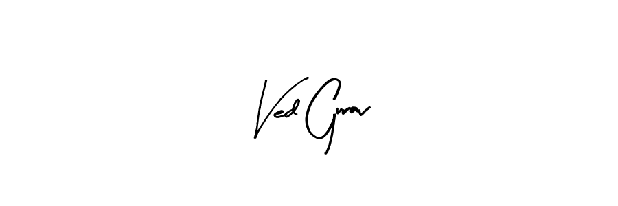 Also You can easily find your signature by using the search form. We will create Ved Gurav name handwritten signature images for you free of cost using Arty Signature sign style. Ved Gurav signature style 8 images and pictures png