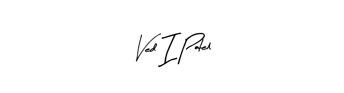 if you are searching for the best signature style for your name Ved I Patel. so please give up your signature search. here we have designed multiple signature styles  using Arty Signature. Ved I Patel signature style 8 images and pictures png