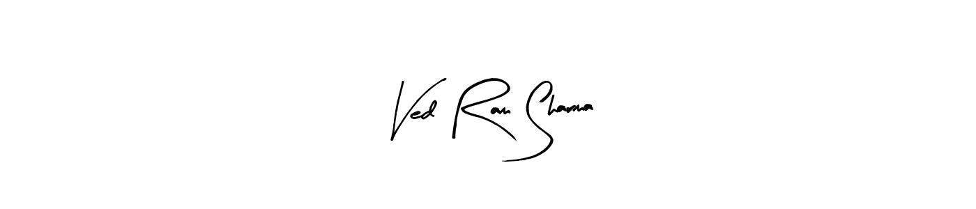 Make a beautiful signature design for name Ved Ram Sharma. Use this online signature maker to create a handwritten signature for free. Ved Ram Sharma signature style 8 images and pictures png