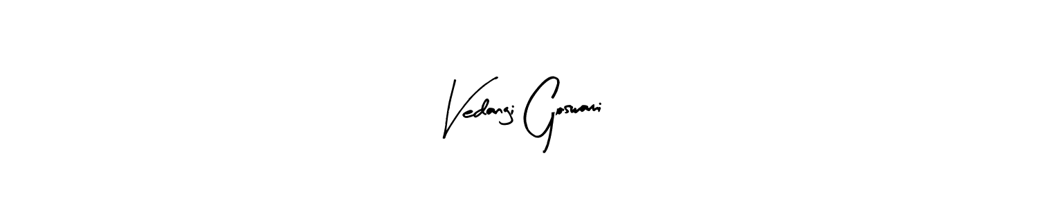 Best and Professional Signature Style for Vedangi Goswami. Arty Signature Best Signature Style Collection. Vedangi Goswami signature style 8 images and pictures png