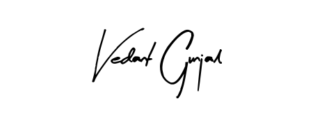 Also You can easily find your signature by using the search form. We will create Vedant Gunjal name handwritten signature images for you free of cost using Arty Signature sign style. Vedant Gunjal signature style 8 images and pictures png