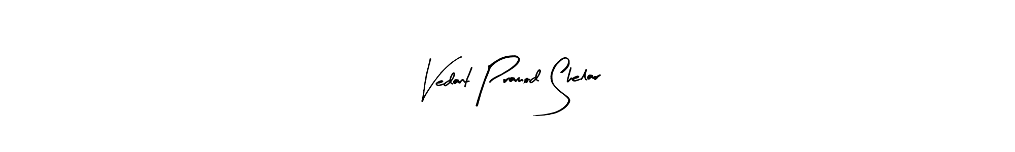 Make a beautiful signature design for name Vedant Pramod Shelar. With this signature (Arty Signature) style, you can create a handwritten signature for free. Vedant Pramod Shelar signature style 8 images and pictures png
