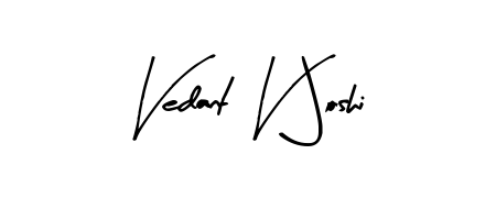 Elevate your brand with a stunning Vedant V Joshi eSignature. The Arty Signature style provides a balanced, flowing aesthetic for everyday signing. Vedant V Joshi signature style 8 images and pictures png
