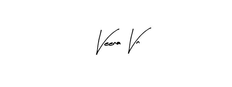 You should practise on your own different ways (Arty Signature) to write your name (Veena Vn) in signature. don't let someone else do it for you. Veena Vn signature style 8 images and pictures png
