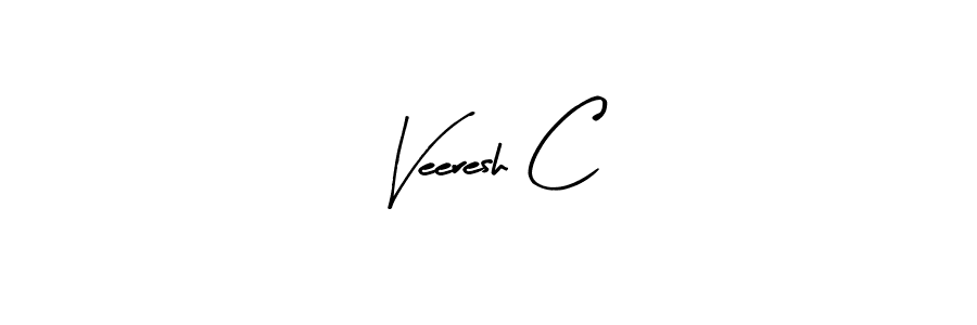 Here are the top 10 professional signature styles for the name Veeresh C. These are the best autograph styles you can use for your name. Veeresh C signature style 8 images and pictures png