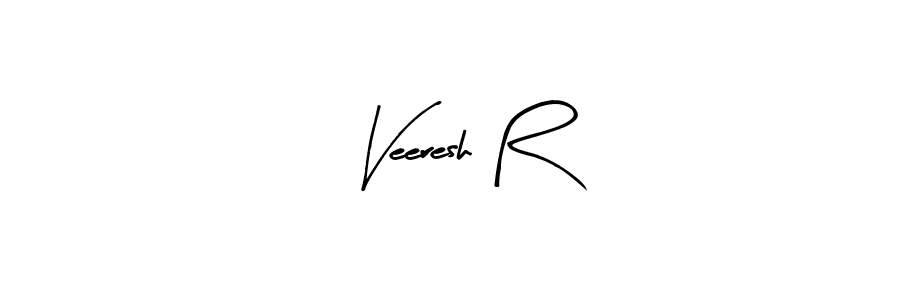 Also You can easily find your signature by using the search form. We will create Veeresh R name handwritten signature images for you free of cost using Arty Signature sign style. Veeresh R signature style 8 images and pictures png