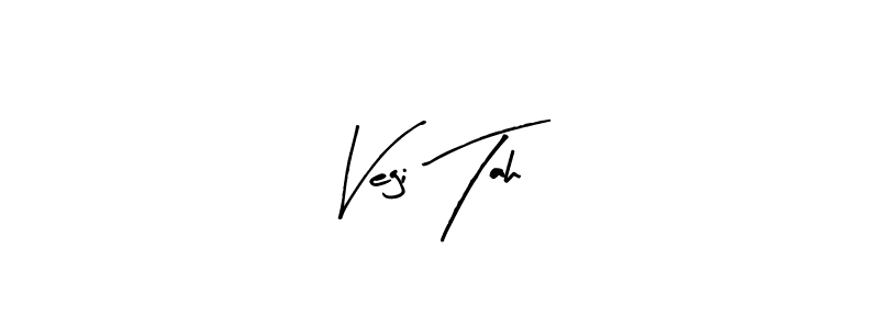 Use a signature maker to create a handwritten signature online. With this signature software, you can design (Arty Signature) your own signature for name Vegi Tah. Vegi Tah signature style 8 images and pictures png