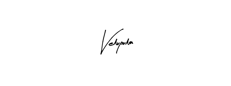Use a signature maker to create a handwritten signature online. With this signature software, you can design (Arty Signature) your own signature for name Velupula. Velupula signature style 8 images and pictures png