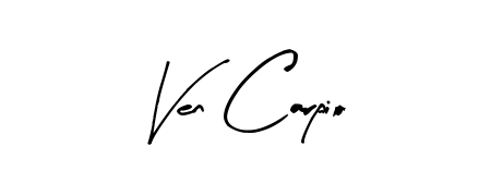 Create an unforgettable impression when signing with Ven Carpio name styled in Arty Signature typography. 100% free online generator. Ven Carpio signature style 8 images and pictures png