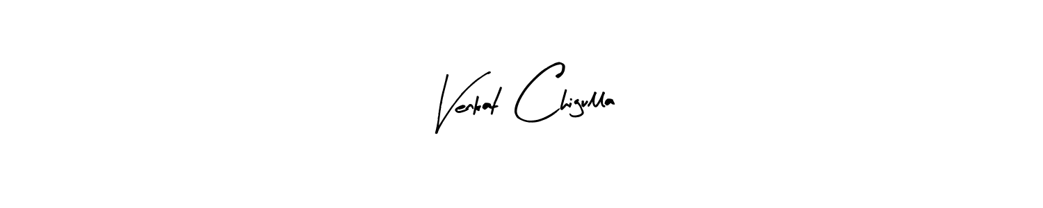 Also we have Venkat Chigulla name is the best signature style. Create professional handwritten signature collection using Arty Signature autograph style. Venkat Chigulla signature style 8 images and pictures png