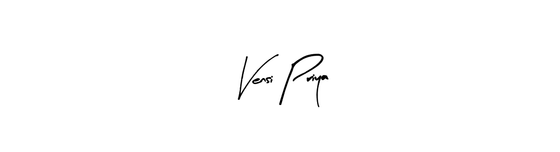 Use a signature maker to create a handwritten signature online. With this signature software, you can design (Arty Signature) your own signature for name Vensi Priya. Vensi Priya signature style 8 images and pictures png