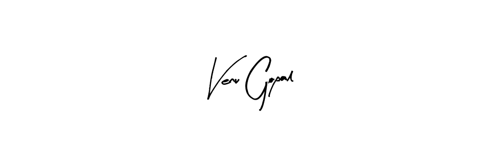 Make a beautiful signature design for name Venu Gopal. With this signature (Arty Signature) style, you can create a handwritten signature for free. Venu Gopal signature style 8 images and pictures png