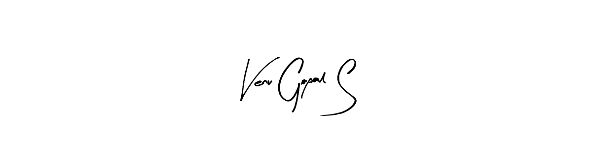 It looks lik you need a new signature style for name Venu Gopal S. Design unique handwritten (Arty Signature) signature with our free signature maker in just a few clicks. Venu Gopal S signature style 8 images and pictures png