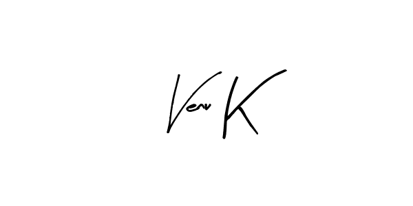 You should practise on your own different ways (Arty Signature) to write your name (Venu K) in signature. don't let someone else do it for you. Venu K signature style 8 images and pictures png