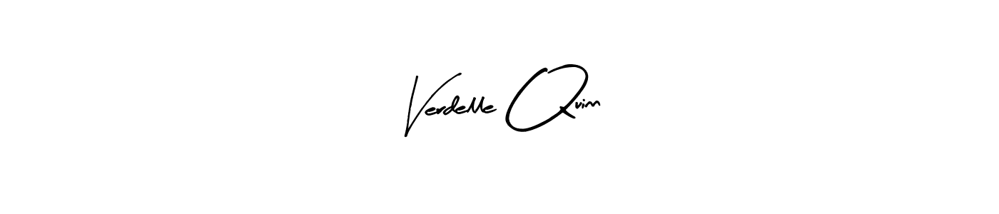 This is the best signature style for the Verdelle Quinn name. Also you like these signature font (Arty Signature). Mix name signature. Verdelle Quinn signature style 8 images and pictures png