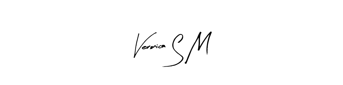 Veronica S M stylish signature style. Best Handwritten Sign (Arty Signature) for my name. Handwritten Signature Collection Ideas for my name Veronica S M. Veronica S M signature style 8 images and pictures png