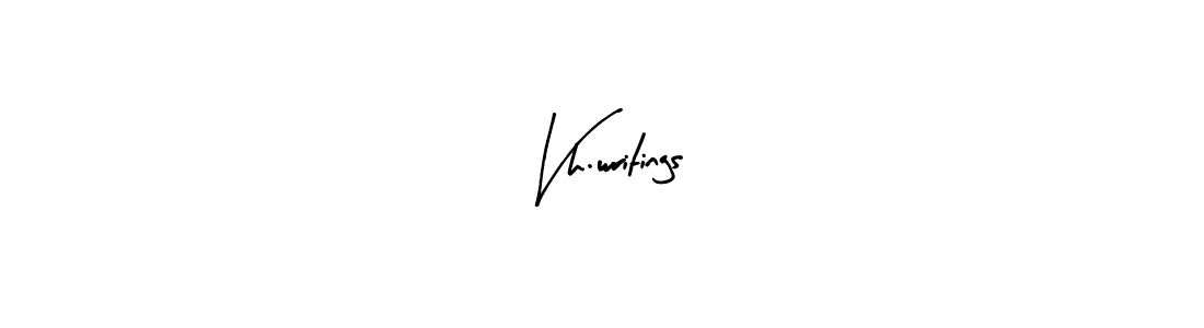 You can use this online signature creator to create a handwritten signature for the name Vh.writings. This is the best online autograph maker. Vh.writings signature style 8 images and pictures png