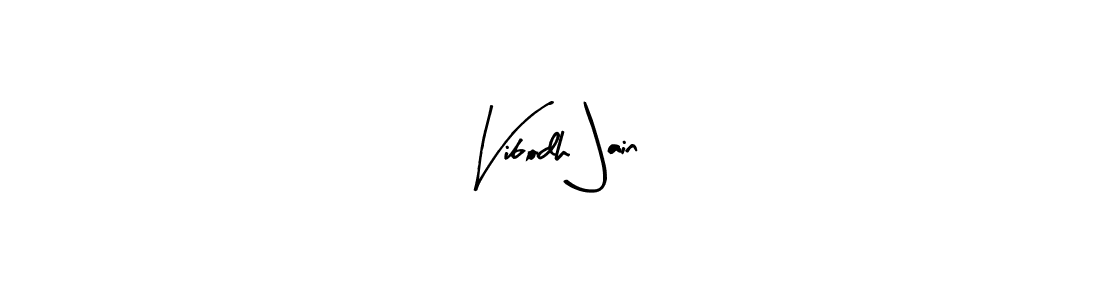 This is the best signature style for the Vibodh Jain name. Also you like these signature font (Arty Signature). Mix name signature. Vibodh Jain signature style 8 images and pictures png