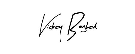A dynamic signature style for Vickey Baghel using Arty Signature script. Designed to look authentic, handwritten, and professional. Vickey Baghel signature style 8 images and pictures png