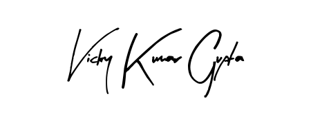 Transform the name Vicky Kumar Gupta into a signature masterpiece using Arty Signature font. Ideal for photographers, artists, and creators looking for watermarks. Vicky Kumar Gupta signature style 8 images and pictures png
