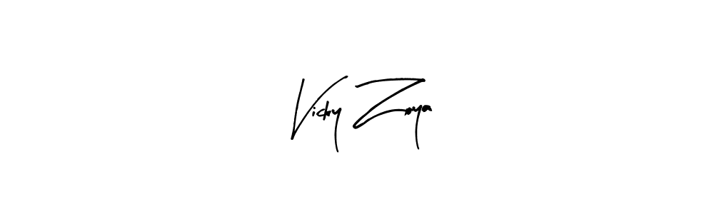 Make a beautiful signature design for name Vicky Zoya. With this signature (Arty Signature) style, you can create a handwritten signature for free. Vicky Zoya signature style 8 images and pictures png