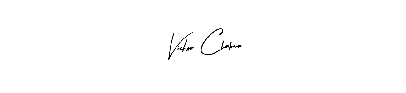 Make a beautiful signature design for name Victor Chakma. With this signature (Arty Signature) style, you can create a handwritten signature for free. Victor Chakma signature style 8 images and pictures png