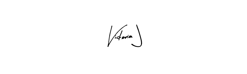 Similarly Arty Signature is the best handwritten signature design. Signature creator online .You can use it as an online autograph creator for name Victoria J. Victoria J signature style 8 images and pictures png