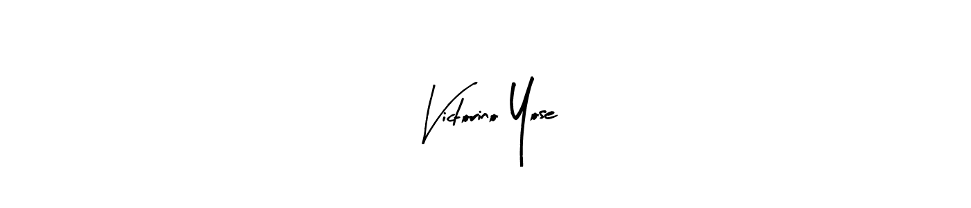 if you are searching for the best signature style for your name Victorino Yose. so please give up your signature search. here we have designed multiple signature styles  using Arty Signature. Victorino Yose signature style 8 images and pictures png