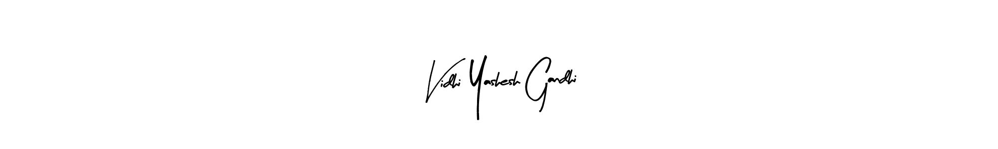 Vidhi Yashesh Gandhi stylish signature style. Best Handwritten Sign (Arty Signature) for my name. Handwritten Signature Collection Ideas for my name Vidhi Yashesh Gandhi. Vidhi Yashesh Gandhi signature style 8 images and pictures png