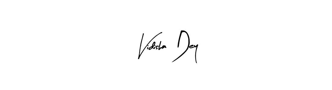 Vidisha Dey stylish signature style. Best Handwritten Sign (Arty Signature) for my name. Handwritten Signature Collection Ideas for my name Vidisha Dey. Vidisha Dey signature style 8 images and pictures png