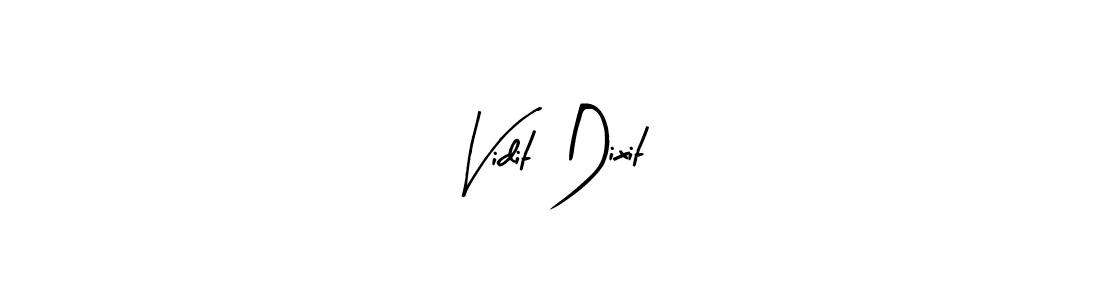 Vidit Dixit stylish signature style. Best Handwritten Sign (Arty Signature) for my name. Handwritten Signature Collection Ideas for my name Vidit Dixit. Vidit Dixit signature style 8 images and pictures png