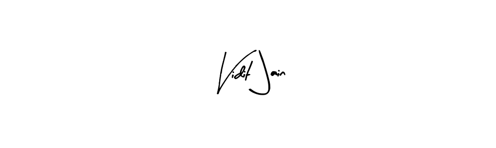 Use a signature maker to create a handwritten signature online. With this signature software, you can design (Arty Signature) your own signature for name Vidit Jain. Vidit Jain signature style 8 images and pictures png