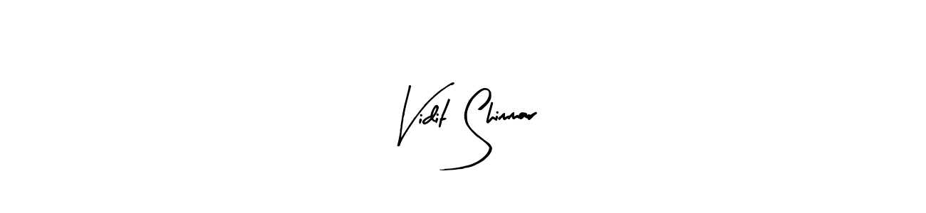 Here are the top 10 professional signature styles for the name Vidit Shimmar. These are the best autograph styles you can use for your name. Vidit Shimmar signature style 8 images and pictures png