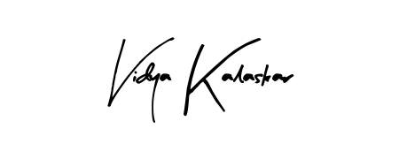 The Arty Signature handwriting style adds charm and authenticity to name Vidya Kalaskar. A wonderful choice for personal thank-you notes. Vidya Kalaskar signature style 8 images and pictures png