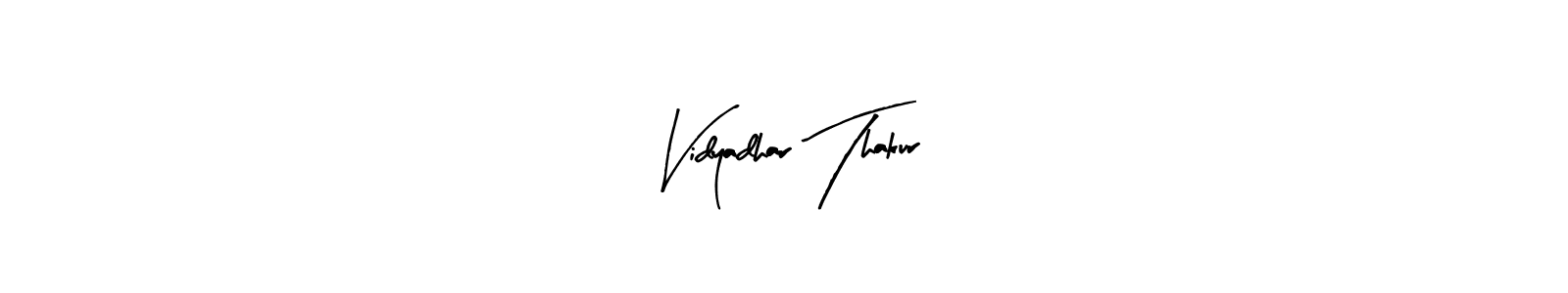 Vidyadhar Thakur stylish signature style. Best Handwritten Sign (Arty Signature) for my name. Handwritten Signature Collection Ideas for my name Vidyadhar Thakur. Vidyadhar Thakur signature style 8 images and pictures png